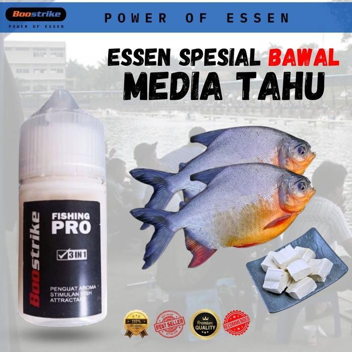 Essen Ikan Bawal Harian dan Galatama Media Tahu Essen Boostrike Spesial Bawal 30ml - 15 ML