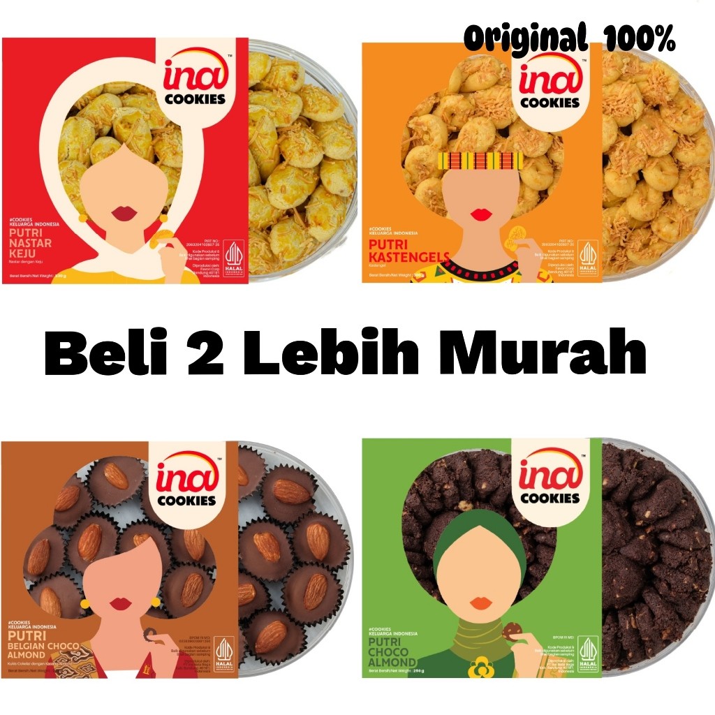 Kue Kering Toples Gold INA COOKIES ORIGINAL BELI 2 LEBIH MURAH