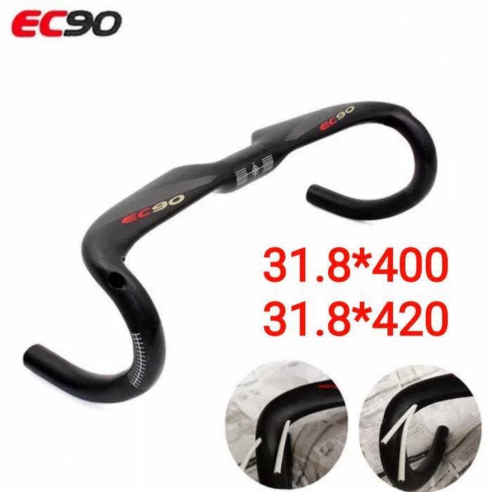 EC90 Dropbar Aero Carbon ACM Handlebar Dropbar Roadbike Drop bar Carbon Sepeda - 42 CM