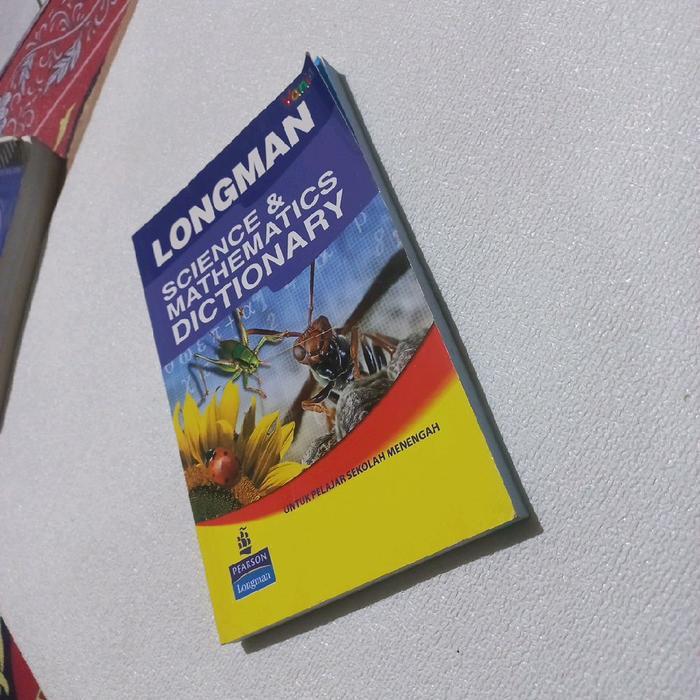 Longman Buku Science & Mathematics Dictionary Original untuk Pelajar Sekolah Menengah