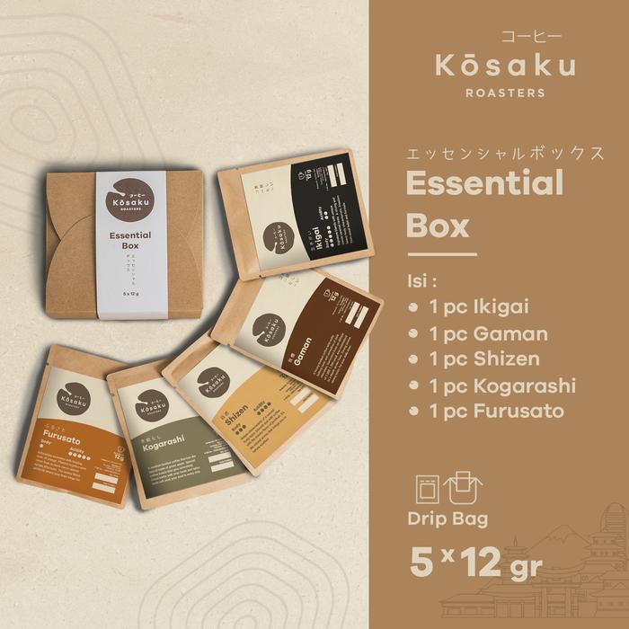 Essential Box Assorted Coffee 5 Rasa Kopi - Mix Coffee - Mix Coffee