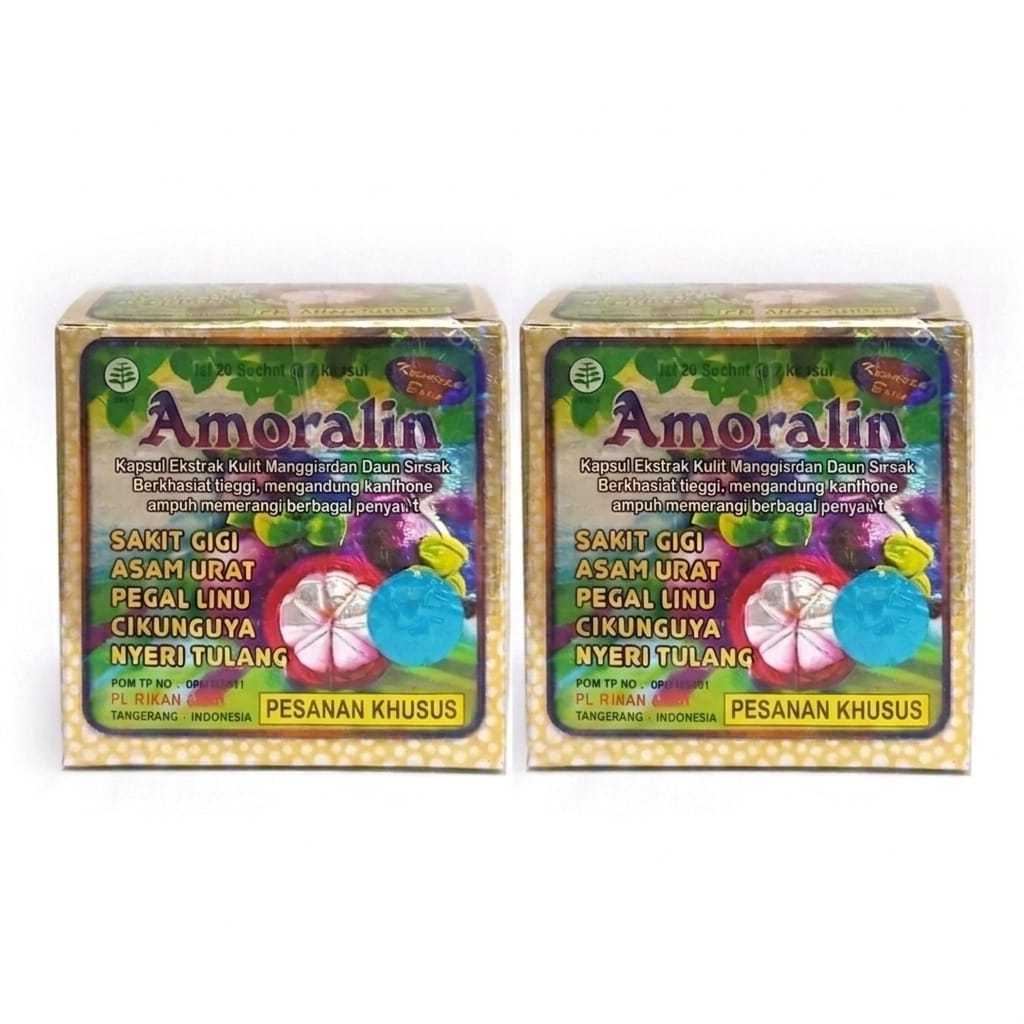 PASTI ORIGINAL AMORALIN EKSTRAK SARI MANGGIS UNTUK ASMURAT IINU DAN NYERI PADA PERSENDIAN ORIGINAL