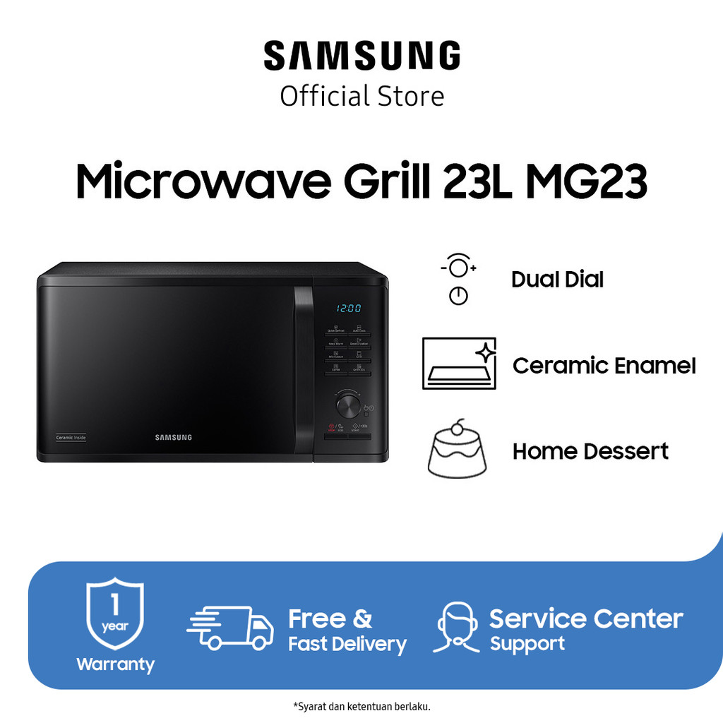 Samsung MG23K3505AK Microwave Grill 23 L