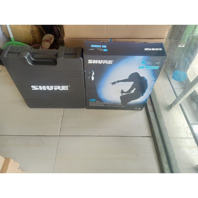 mic wireless shure uk 90 new mic pegang mic dynamic tanpa kabel isi 2 pcs bahan besi