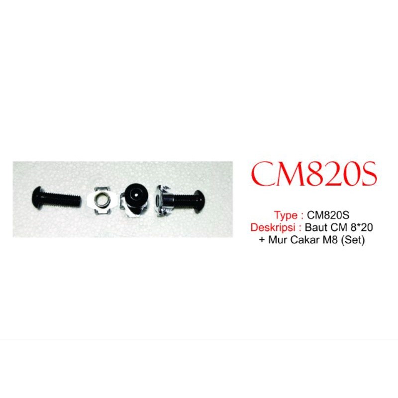 baut hitam CM820S baud L mur cakar skrup box speaker baud ampifier plus arga tertera per set