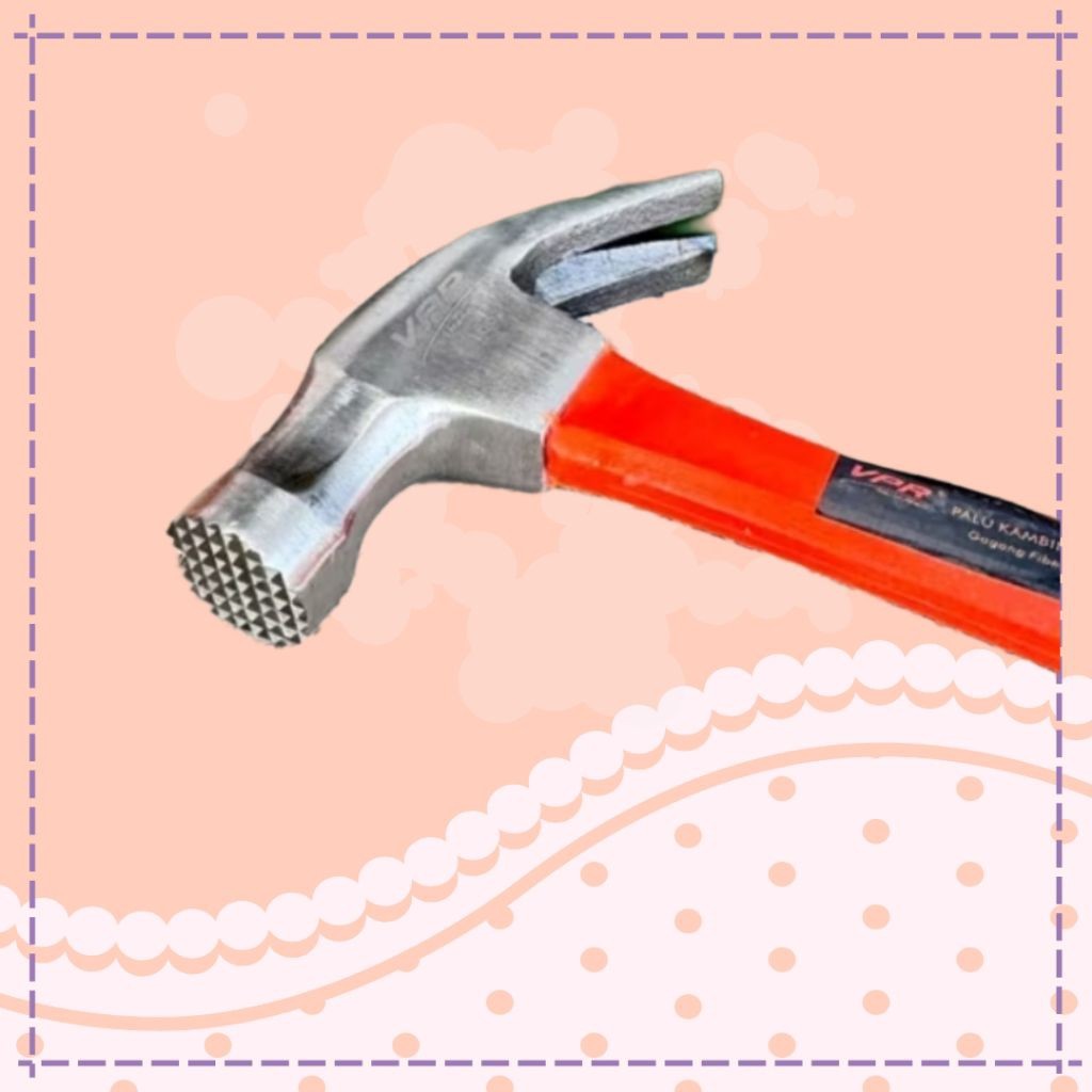 NK_ONLINESHOP MENJUAL Palu Kambing Gagang Fiber Gerigi Magnet VPR 8 OZ - PALU KAMBING GIGI 8OZ