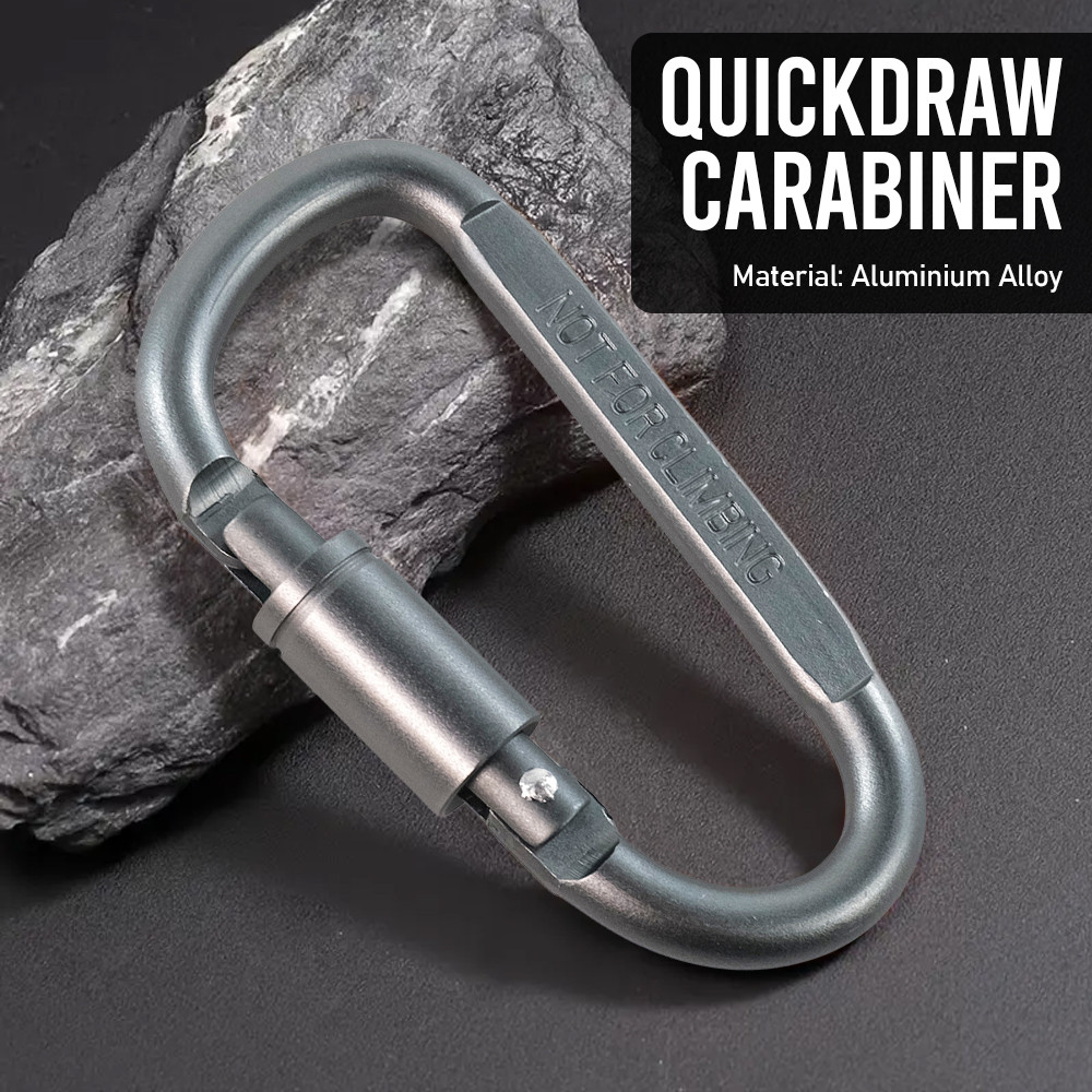 Carabiner Quickdraw Aluminium Alloy untuk Gantungan Tas