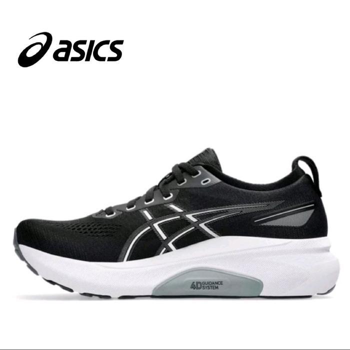 Sepatu Running Pria Asics Gel-Kayano 31 Black White Shoes Outdoor Mens