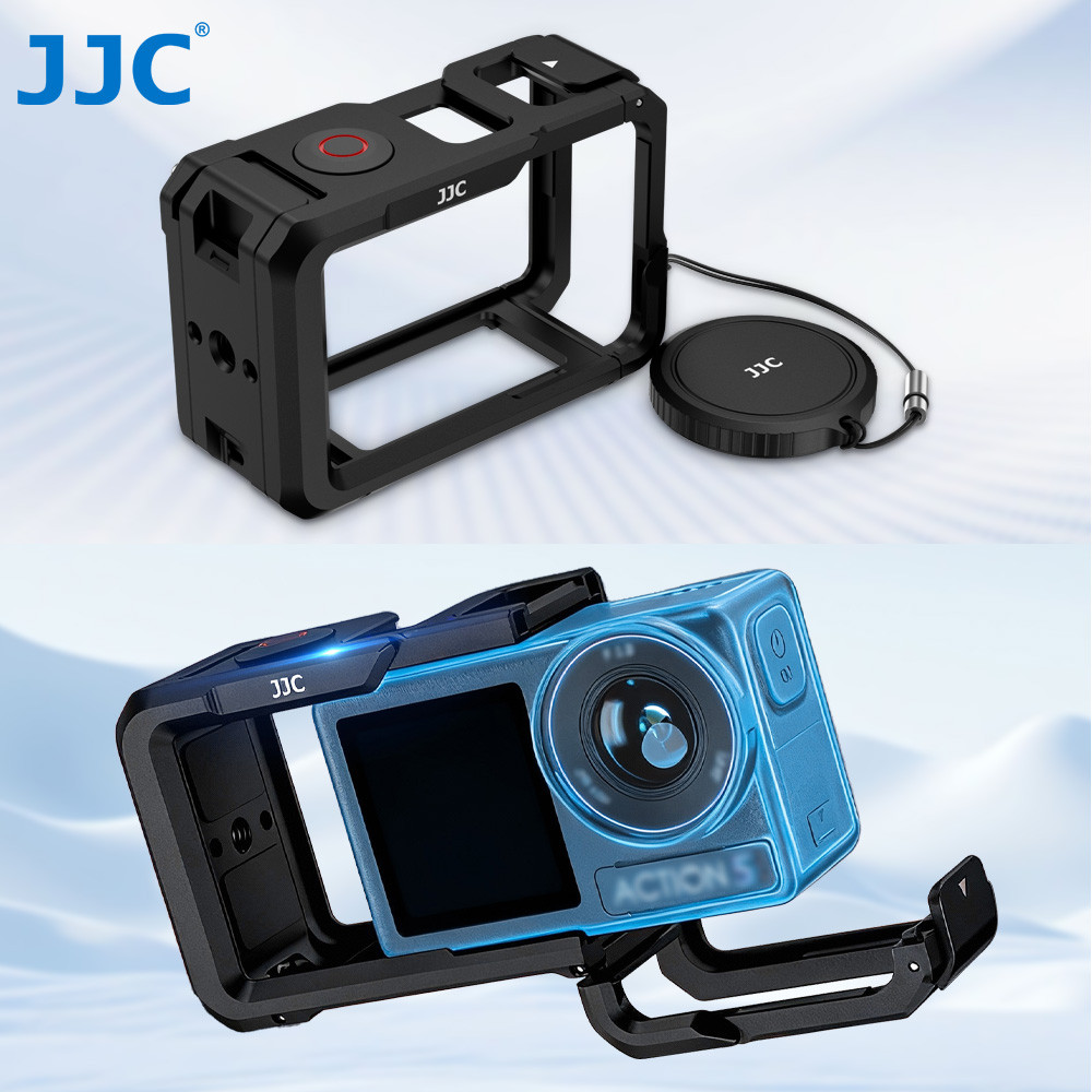 JJC Metal Cage for DJI Action 5 Pro Action 4 3 Accessories Protective Cage Frame Compatible for DJI 