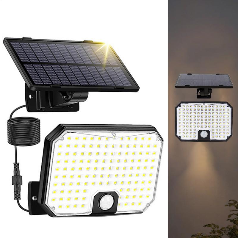 Solar Wall Lights Waterproof Solar Powered Lamp Motion Sensor Wall Light Split Solar Wall Sconce Out