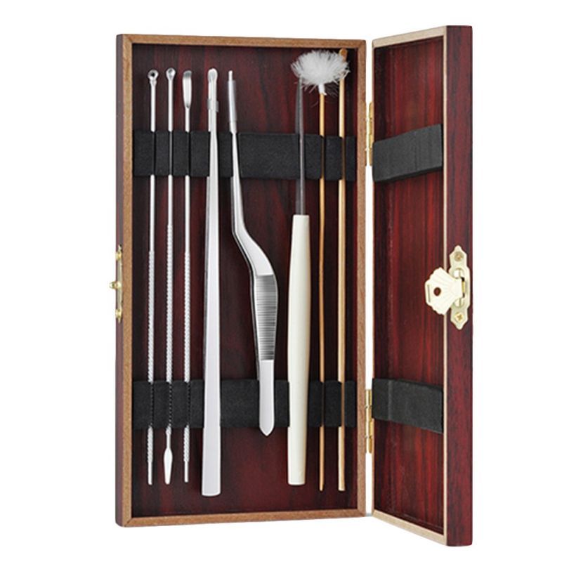 8Pcs Alat Pembersih Telinga Alat Pembersih Kuping Lengkap Stainless Alat Untuk Membersihkan Telinga