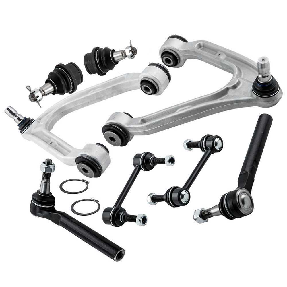 8x Steering & Suspension Kit Front Control Arm Ball Joint Tie Rod for Hummer H3