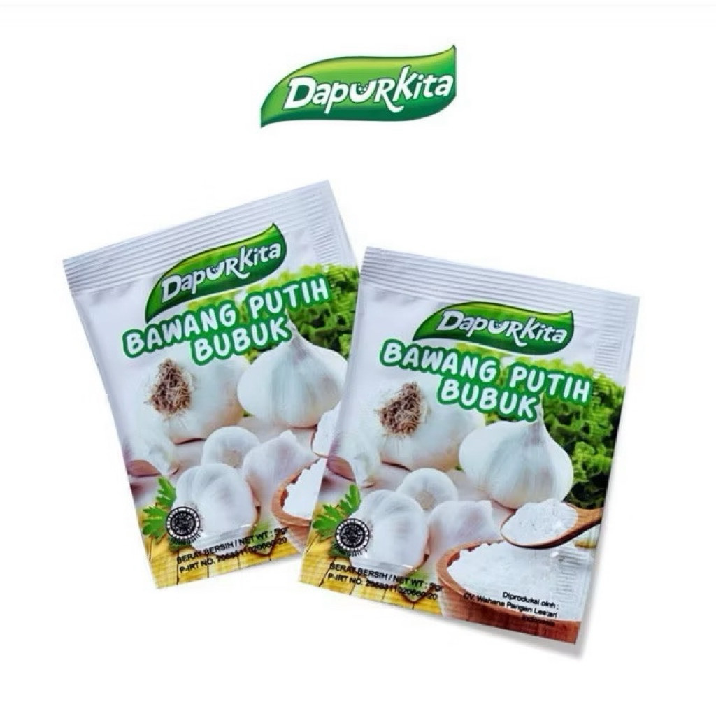Bawang Putih Bubuk Cap Dapur Kita 1 renteng Bubuk Bawang Putih
