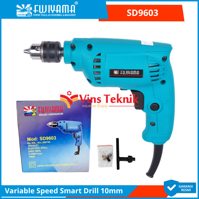FUJIYAMA SD9603 MESIN BOR TANGAN 10mm SD 9603 450 watt