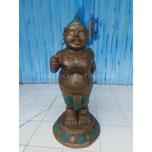 Kerajinan Kuningan Patung Semar Satu Meter