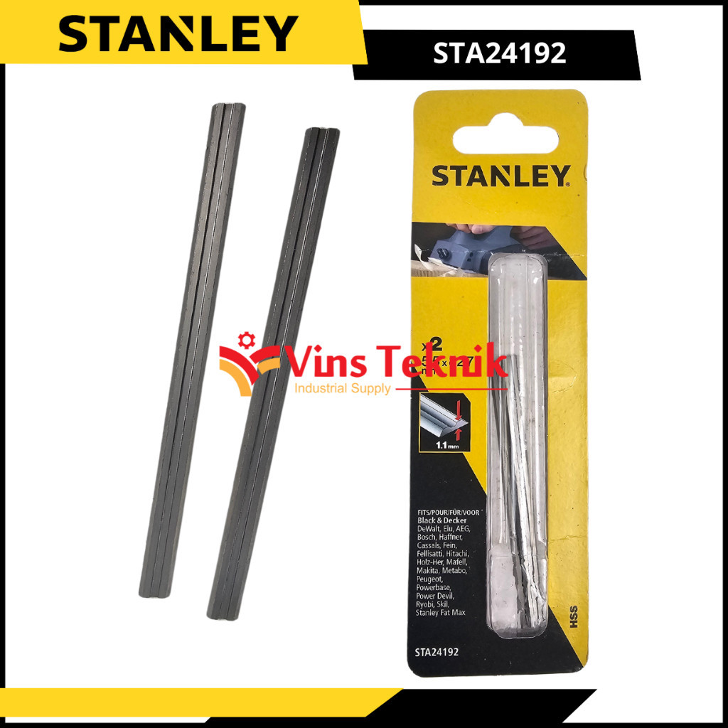 Planner Blade Mata Planer Ketam Serut 5.5x82x1.2mm STANLEY STA24192