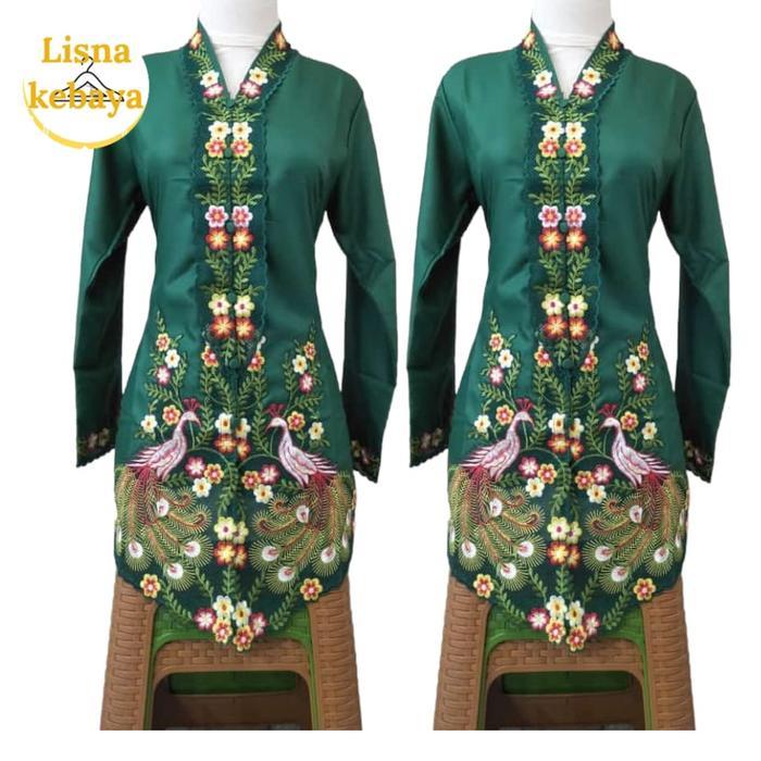 Kebaya Encim Atasan Wanita Kebaya Khas Tradisional - magenta, 5L