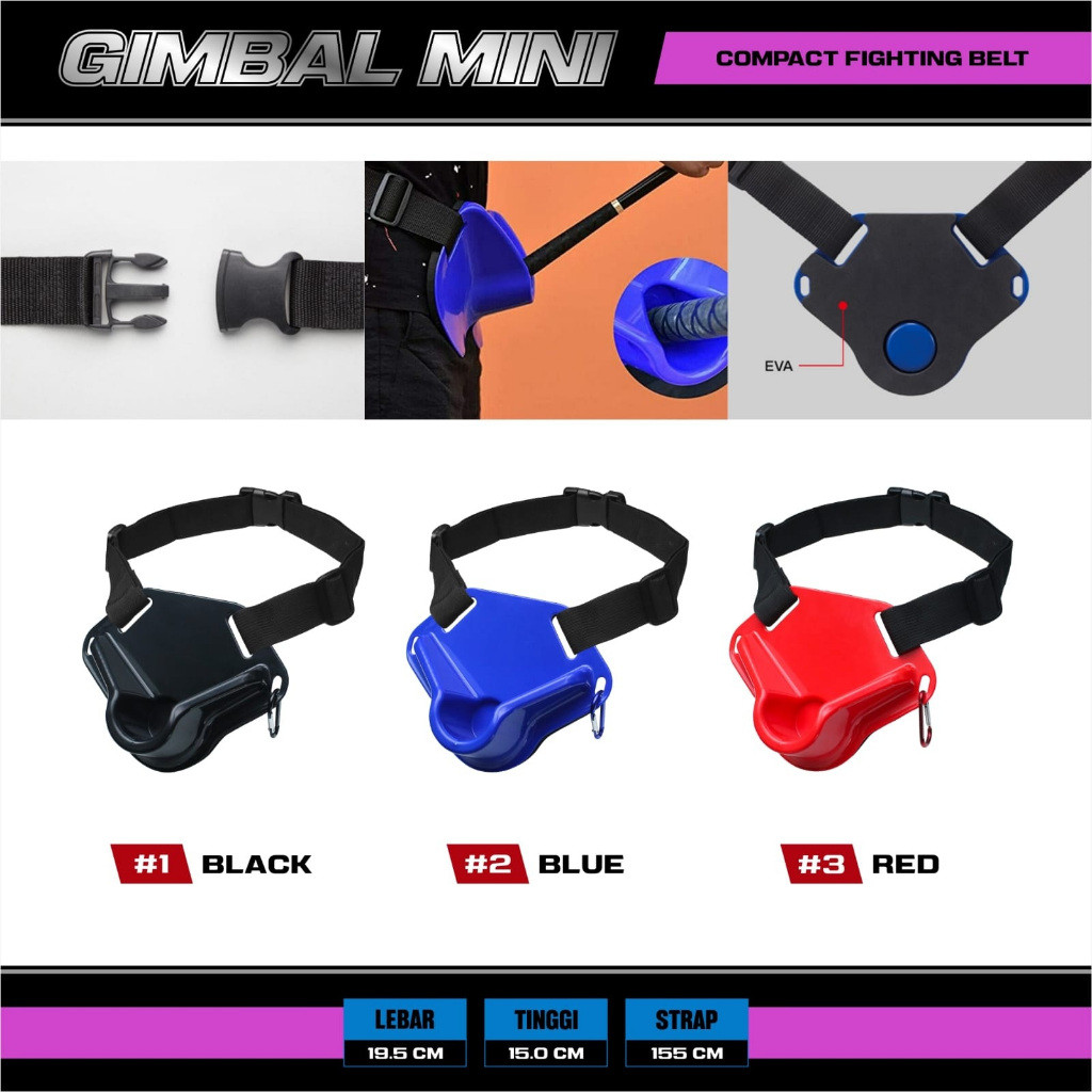 FIGHTING BELT SABUK MANCING GIMBAL MINI Diskon