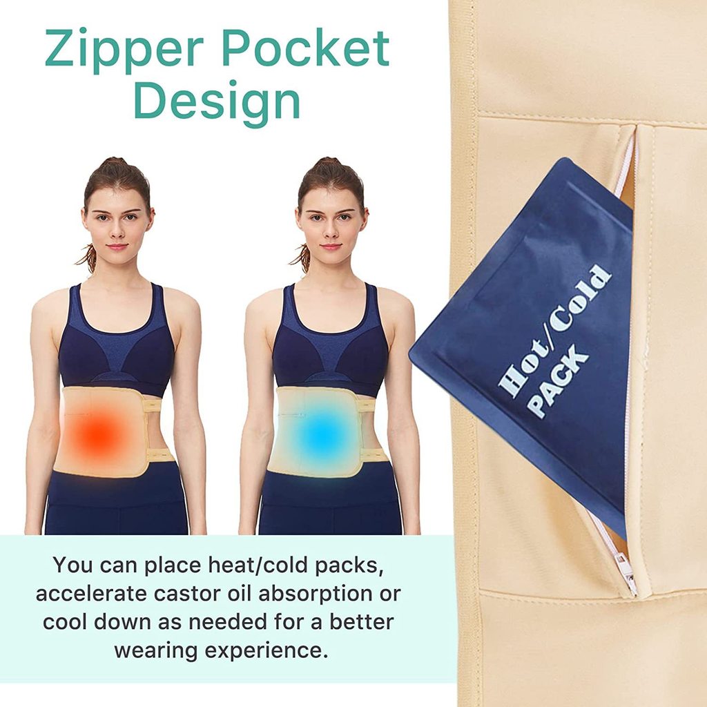 Castor Oil Pack / Waist Support Wrap / Castoroil Pack
