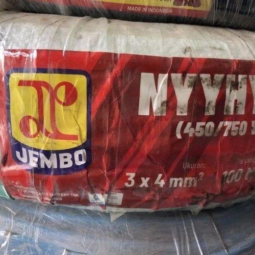 JEMBO KABEL SERABUT NYYHY 3X4MM 3X4 MM JEMBO METERAN ECERAN POTONGAN - AsherCable - Original Guarant