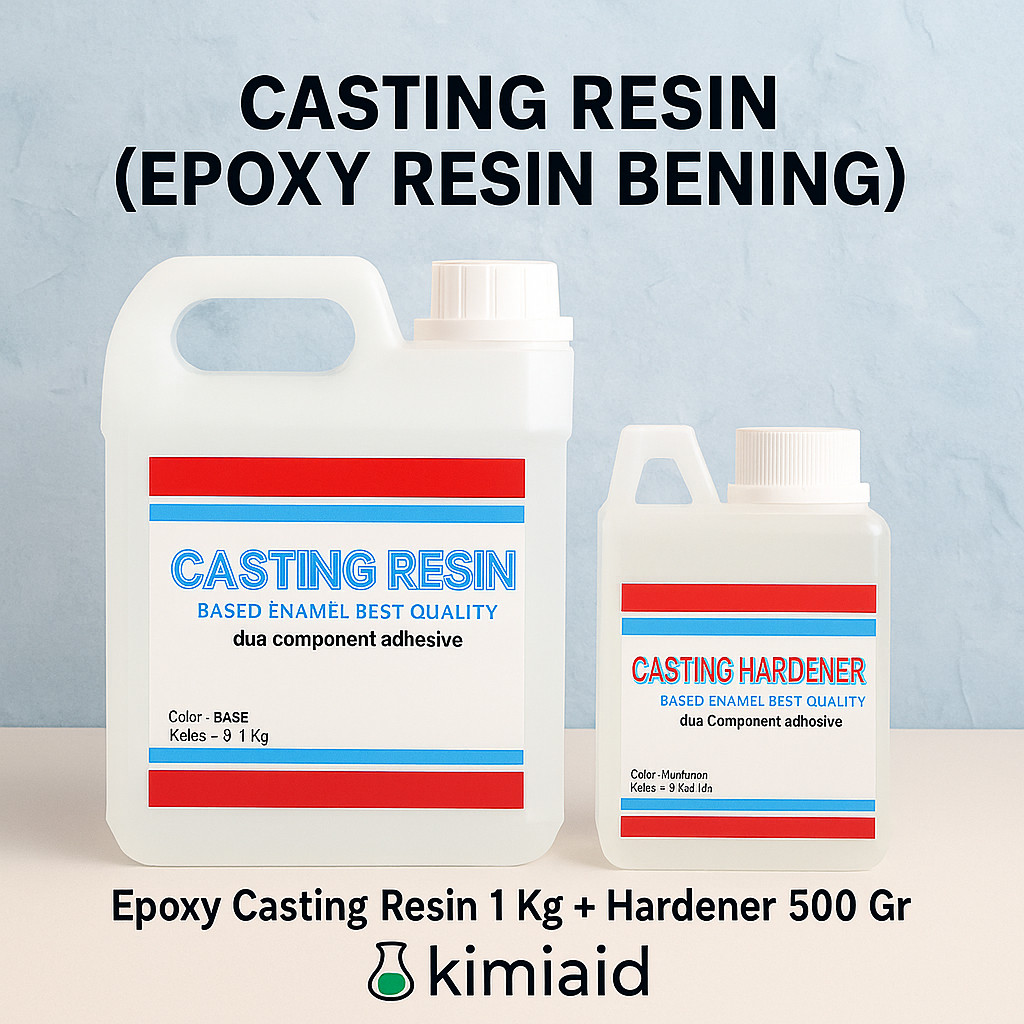 Epoxy Resin Bening 1,5 Kg - Epoxy Resin Bening 1.5 Kg - Casting Resin - Epoxy Resin Clear Bening