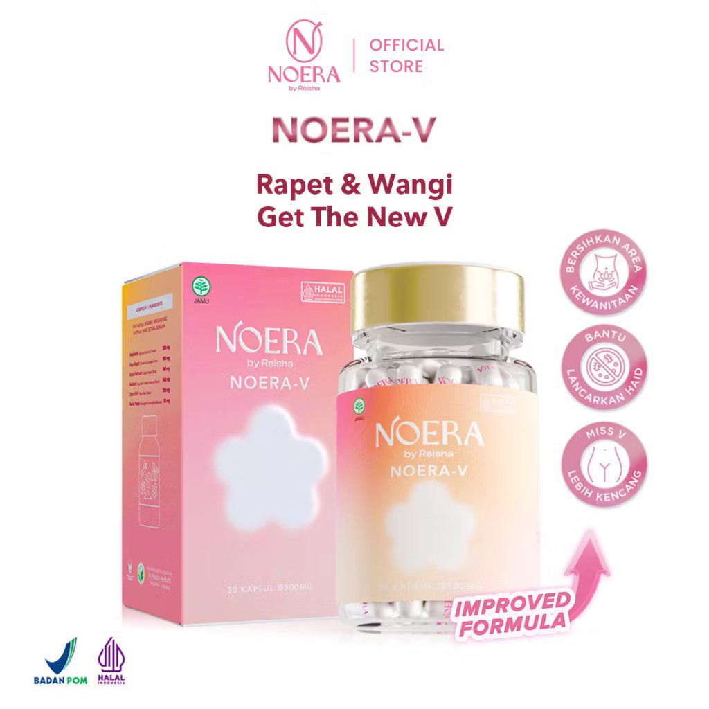 Noera V | Kapsul Jamu Herbal Manjakani | Pelancar Haid | Perapat Miss V | Obat Herbal Keputihan COD.