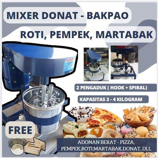 Mesin Mixer Adonan Donat Dan Roti / Mixer Adonan Berat / Mixer Roti 5 Kg