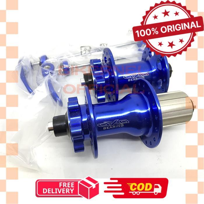 Hub Freehub OXO Bearing Quick Release 32 hole - Blue biker