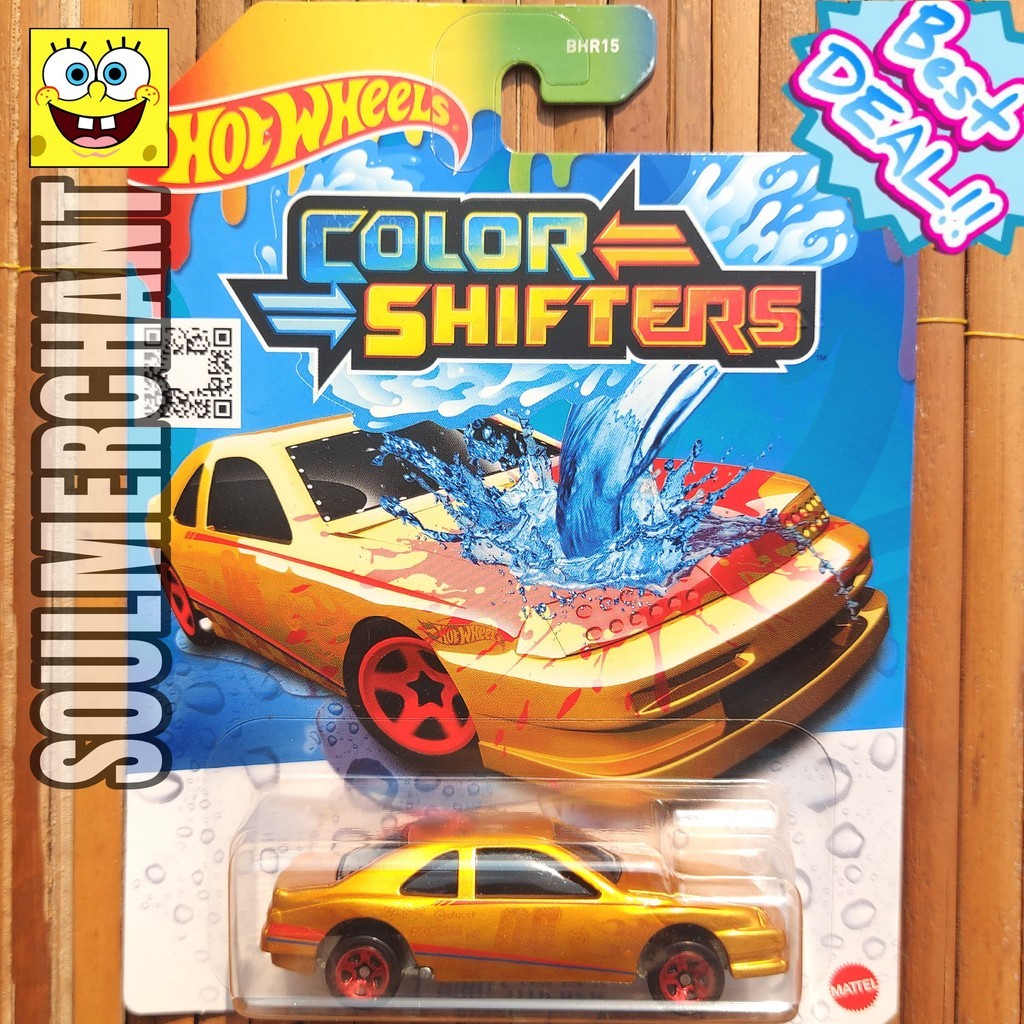 Hot Wheels Color Shifters T-Bird Stocker Emas Diecast Mobil Sedan Berubah Warna