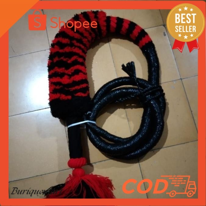 Pecut Bopo Dewasa Jederan 3M / Pecut Pawang Jaranan Barongan / Pecut Bopo Jumbo BRQ