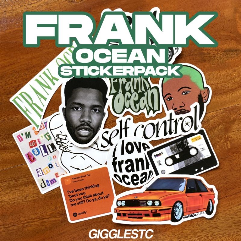 Sticker Pack Frank Ocean Vinyl Matte 6/12 Pcs