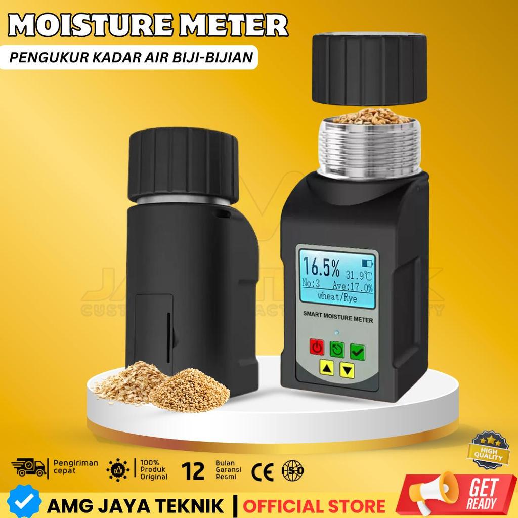 Grain Moisture Meter Analyzer Tester Alat Ukur Kadar Air ORI pengukur kadar air Biji Kopi Pinang cbl