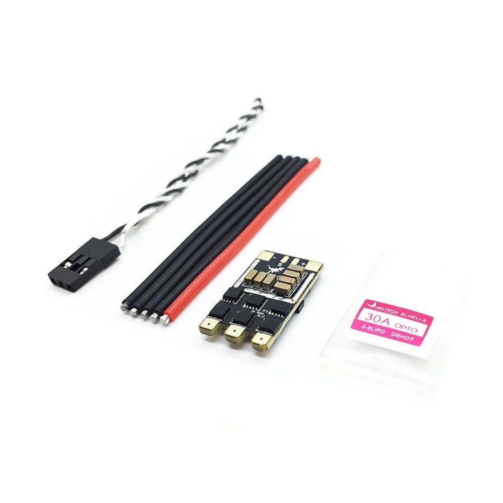 HGLRC 30A 30AMP 2-5S BLHeli_S 165 BB2 Brushless ESC Dshot600 Siap untuk Drone RC FPV Racing