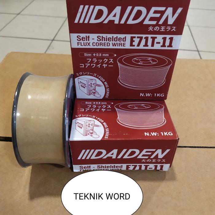 KAWAT LAS DAIDEN FLUX CORED 130A E71T-11 WIRE CO DAIDEN 1KG