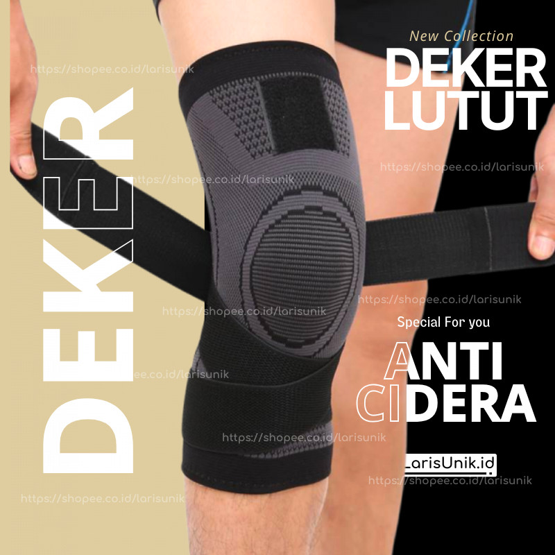 Pelindung Lutut KNEE TALI Alat Olahraga Pelindung Lutut Sakit Cedera Nyeri Saat Olahraga Deker Dekke