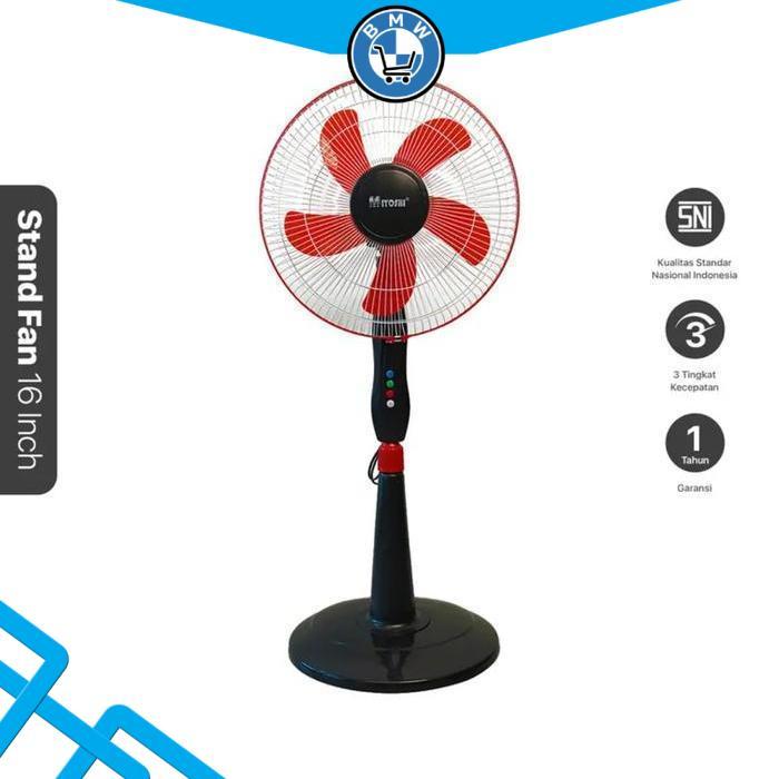Miyoshi 1603 B.5 Stand Fan 16 Inch - Angin Kencang & Motor Tangguh
