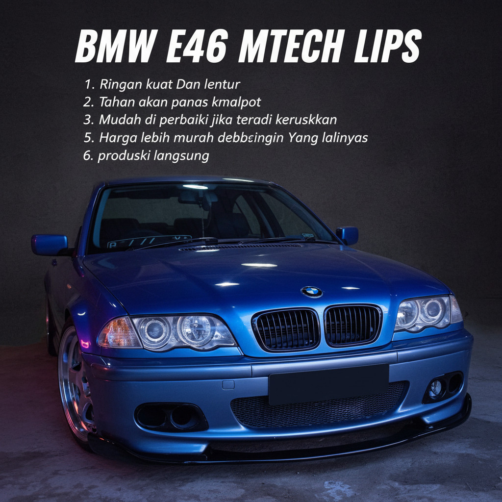 bodikit front lips bmw e46 mtech bodykit bmw e46