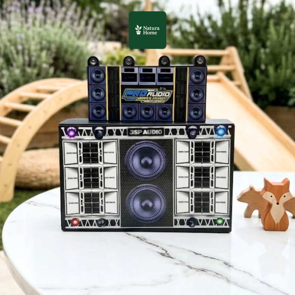 NATURAHOMEE MAINAN SPEAKER MINI PORTABLE SOUND HOREG
