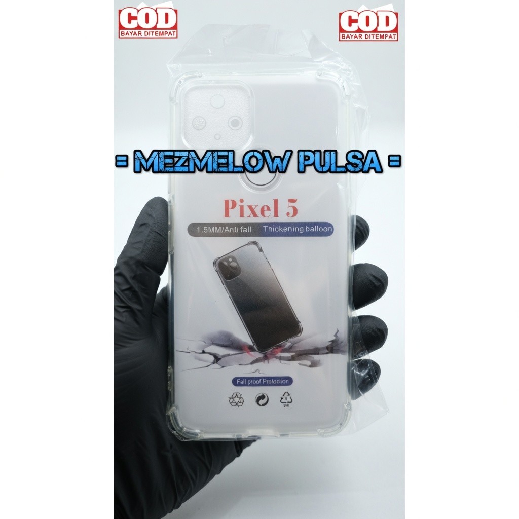 Softcase Silikon Transparant Softcase GOOGLE PIXEL 5 BIASA