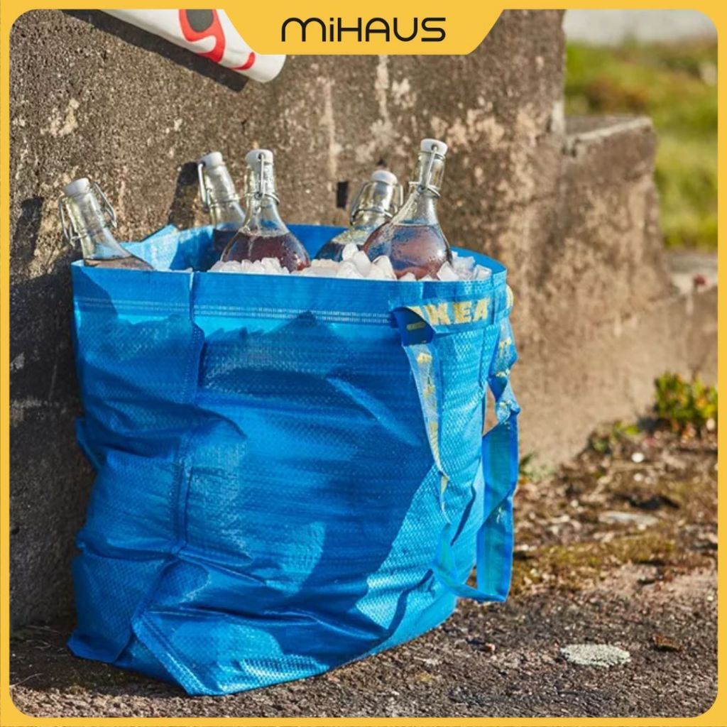 IKEA MALAYSIA FRAKTA Tas kantong belanja murah /Kantong belanja, biru 36L FR1557