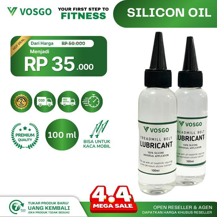 Pelumas Treadmill Silicone Oil Minyak Treadmill Vosgo