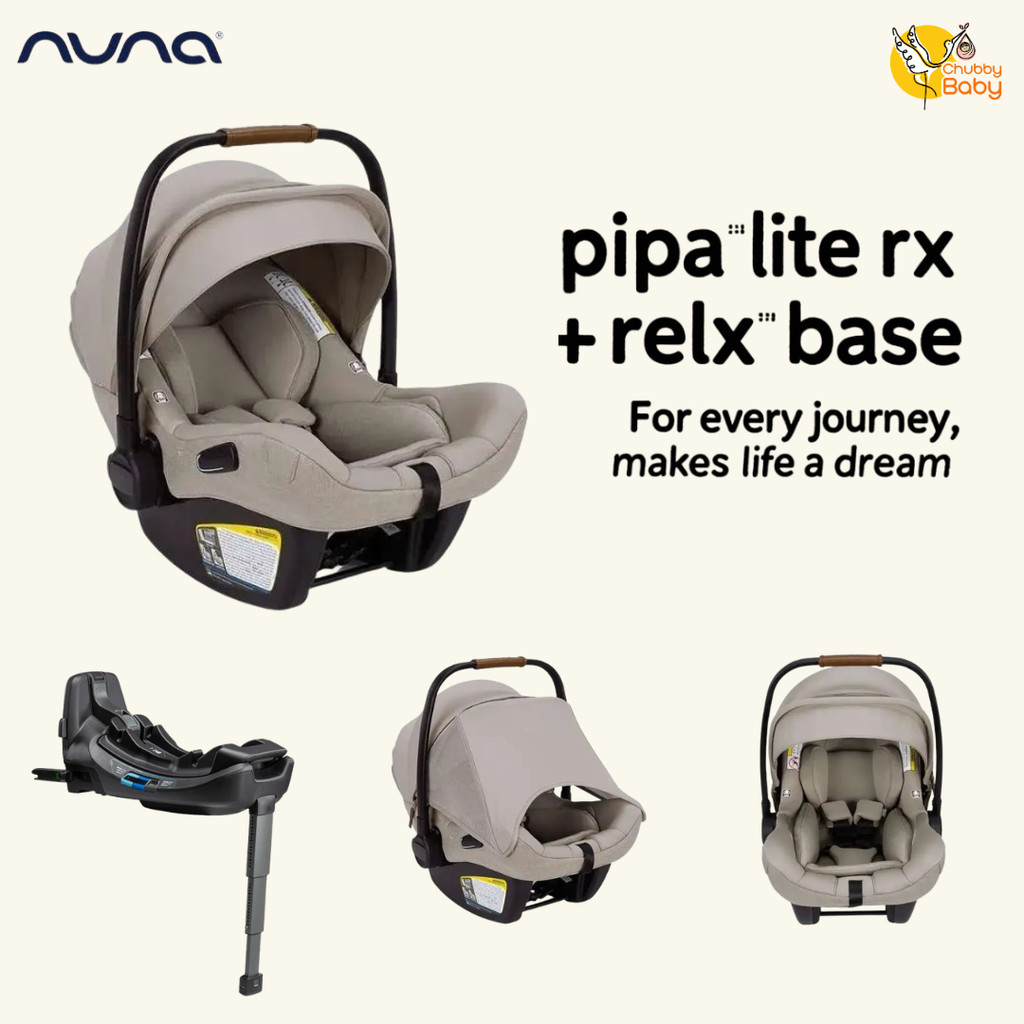 Nuna Pipa Lite RX + Relx Base | Car Seat - Hazelwood