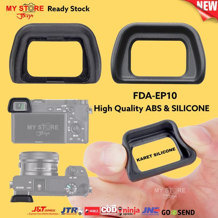 Ichamart9 Eyecup FDA-EP10 Karet Soft Lembut Sony Alpha A5100 A6000 A6100 A6300 - FDA-EP10 KARET