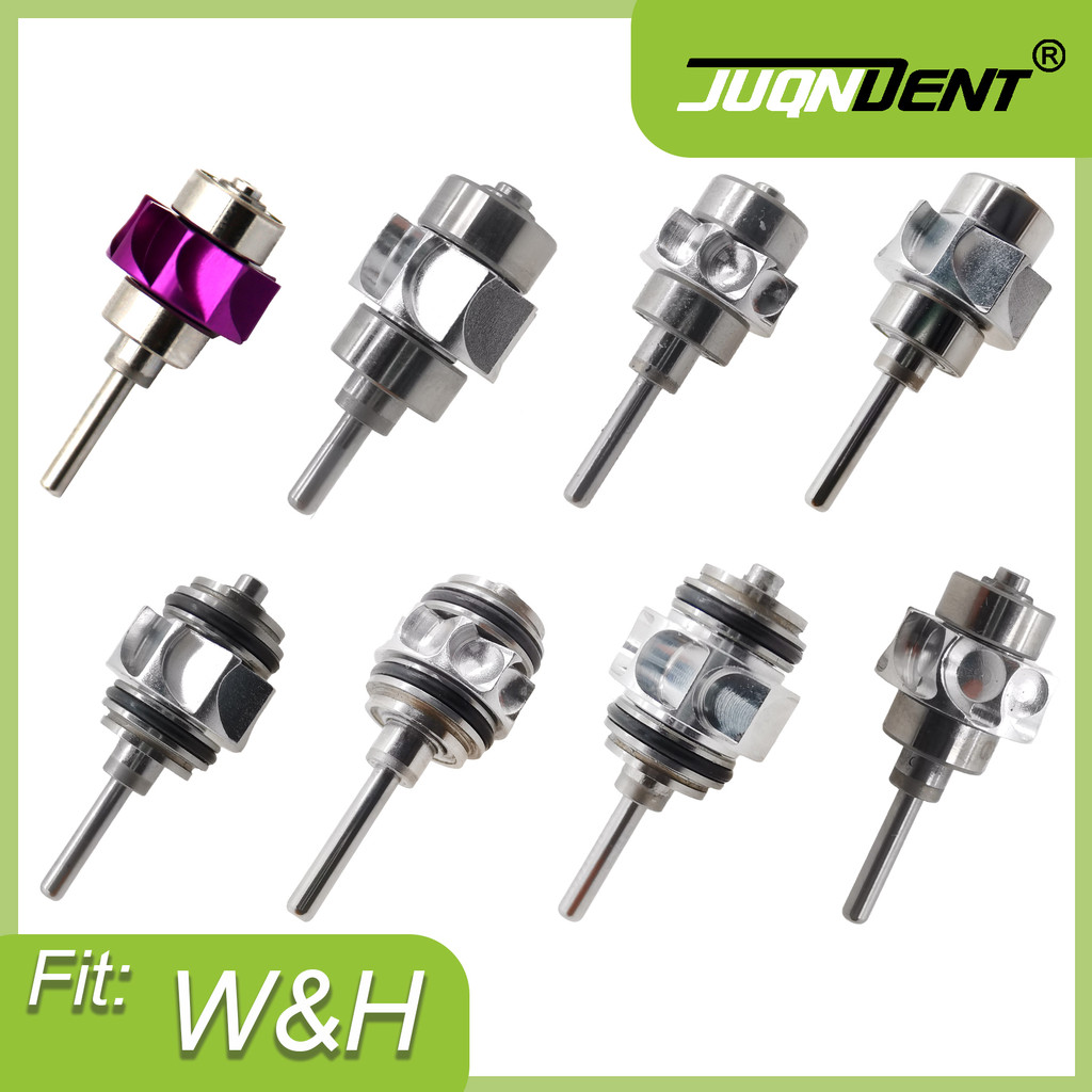 Dental Ceramic Ball Bearings Turbine Cartridge Air Rotor Fit W&H Push Button High Speed Handpiece De