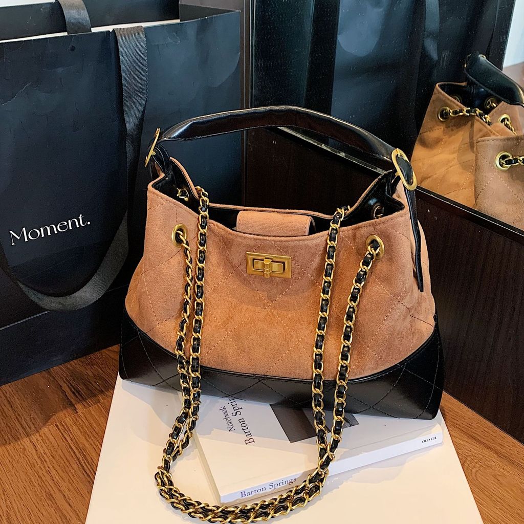[Saror]Tas Rantai Quilted Gaya Chanel Mewah untuk Wanita Tas Selempang Baru