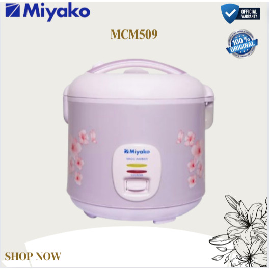 MIYAKO RICE COOKER MCM 509 MAGIC WARMER PLUS/MCM509/MCM-509/MCM 509/ORIGINAL MIYAKO/BERGARANSI RESMI