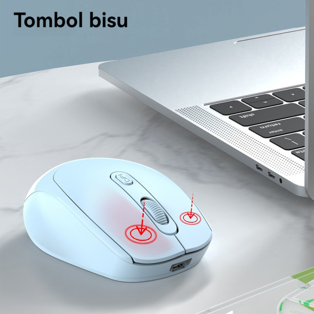 Nirkabel Bluetooth Mouse Nirkabel Senyap Mouse Bluetooth Mouse Click  Mouse Mouse Silent