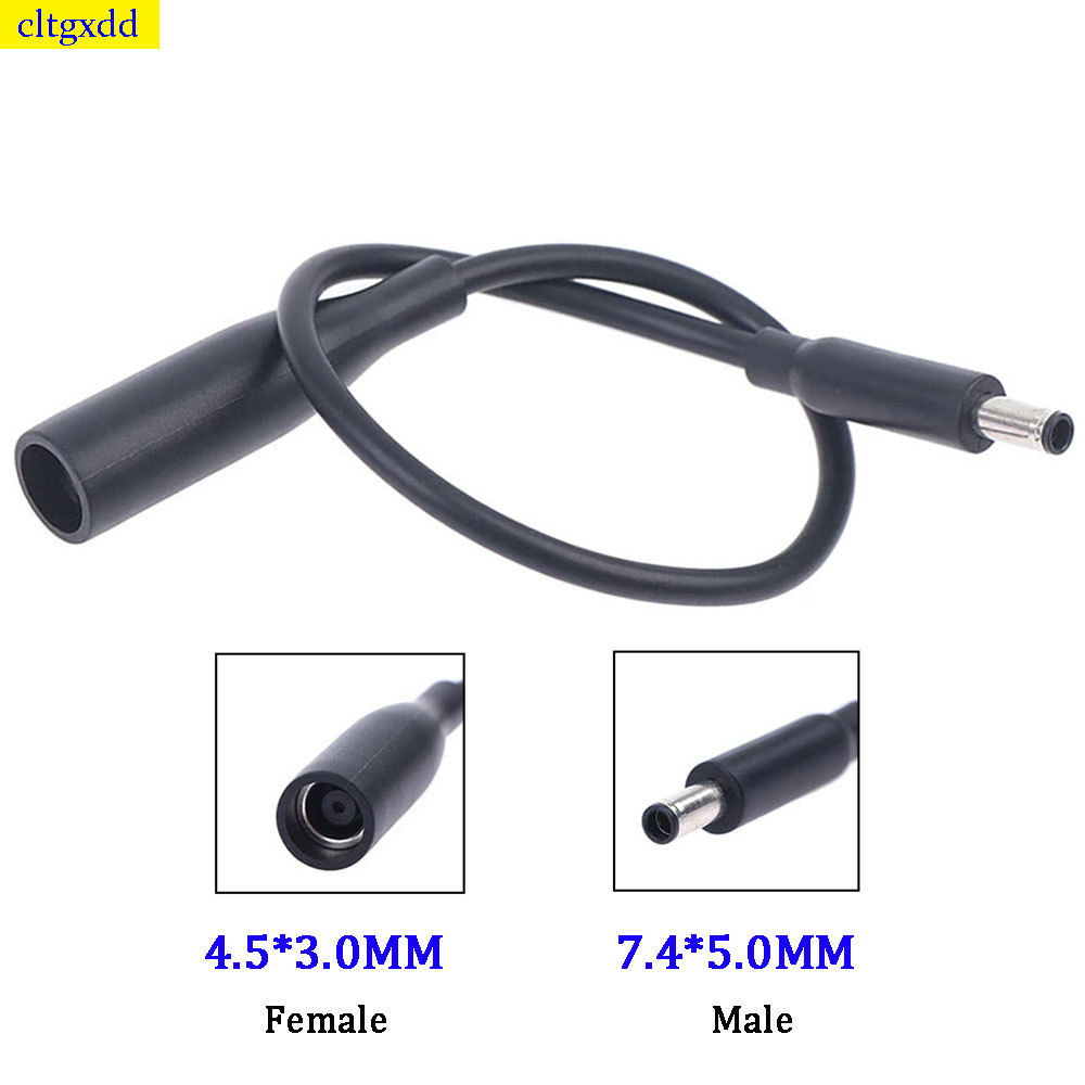 Cltgxdd 1 piece FOR Dell laptop 7.4 * 5.0 male to 4.5 * 3.0 mm female DC power arging converter adap