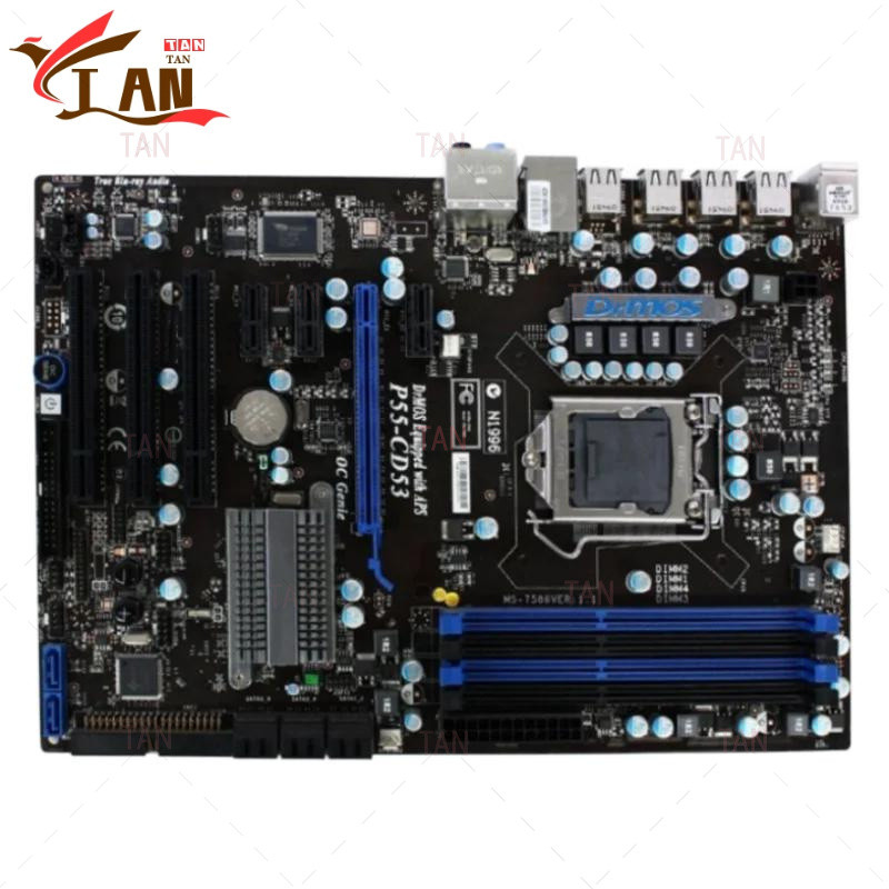 For MSI P55-CD53 Motherboard P55 16GB LGA 1156 DDR3 ATX Mainboard 100% Tested Fast Ship TT