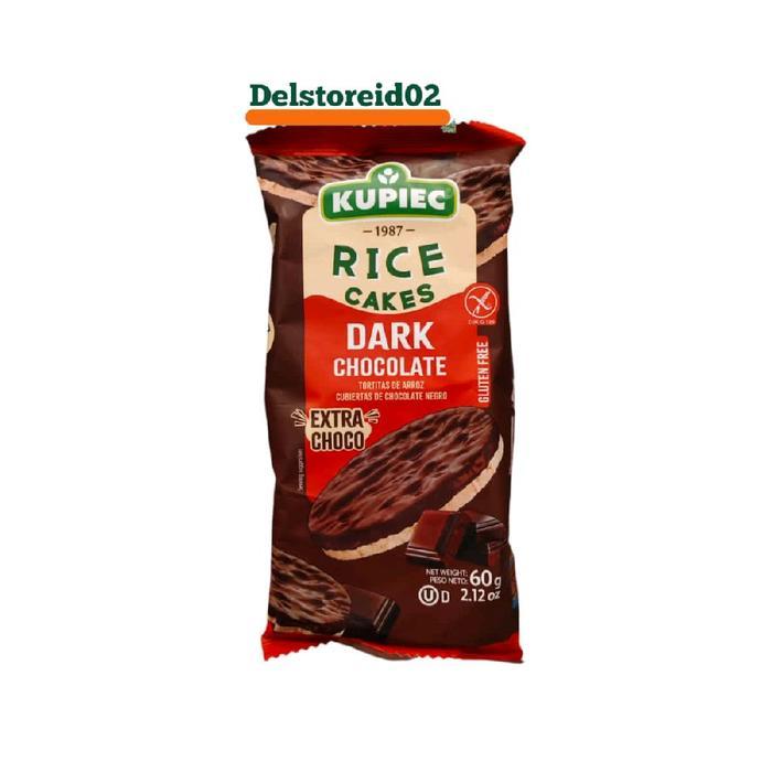 Kupiec rice cakes dark chocolate 60gr